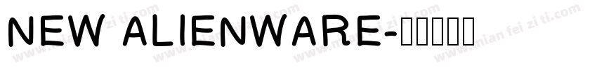 NEW ALIENWARE字体转换